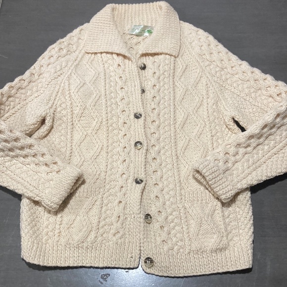 Quill Knit Sweaters - beautiful vintage Quill hand knit Irish wool fisherman’s sweater S?